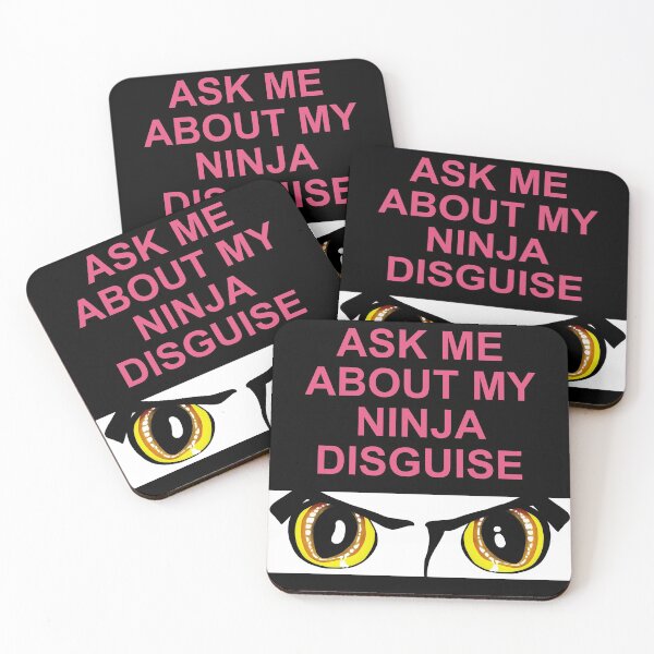 Item preview, Funny Ask me about my ninja disguise eyes designed and sold by HibouMagique.