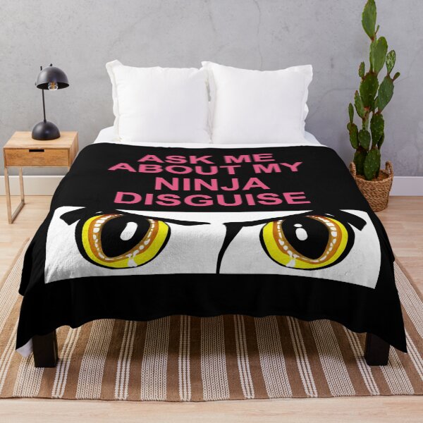 Item preview, Funny Ask me about my ninja disguise eyes designed and sold by HibouMagique.