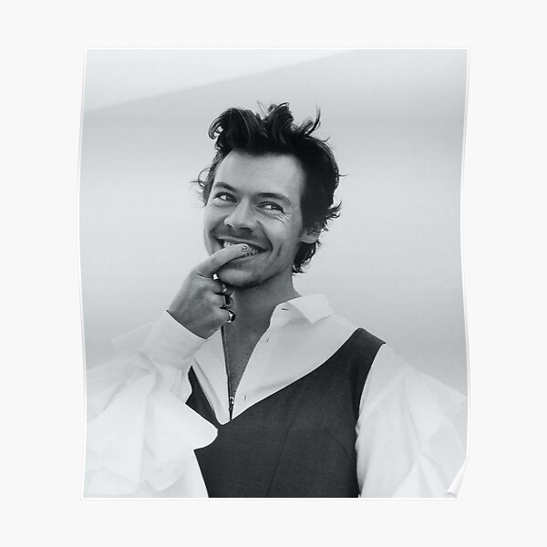 styles souriants bw Poster