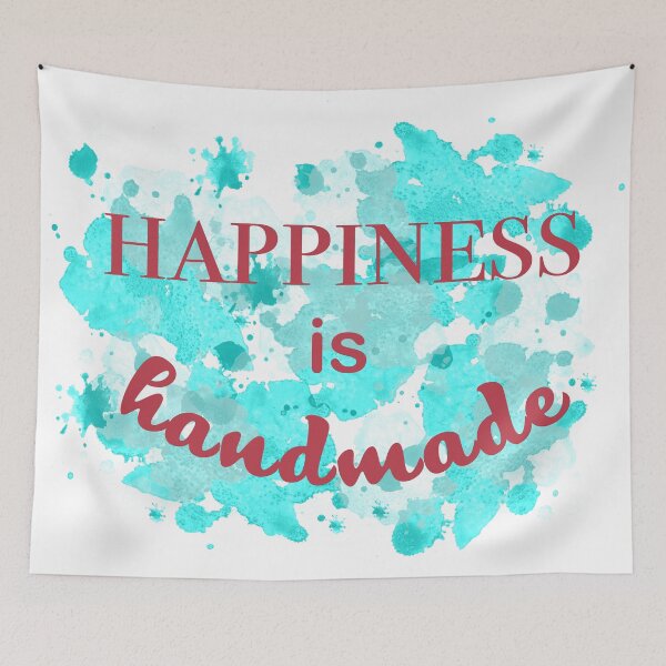 Item preview, Happiness is handmade watercolor designed and sold by candhdesigns.