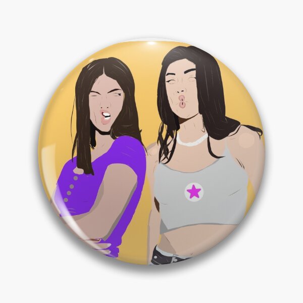 Item preview, Charli D’amelio and Dixie D’amelio digital art form designed and sold by SH-aestheticart.