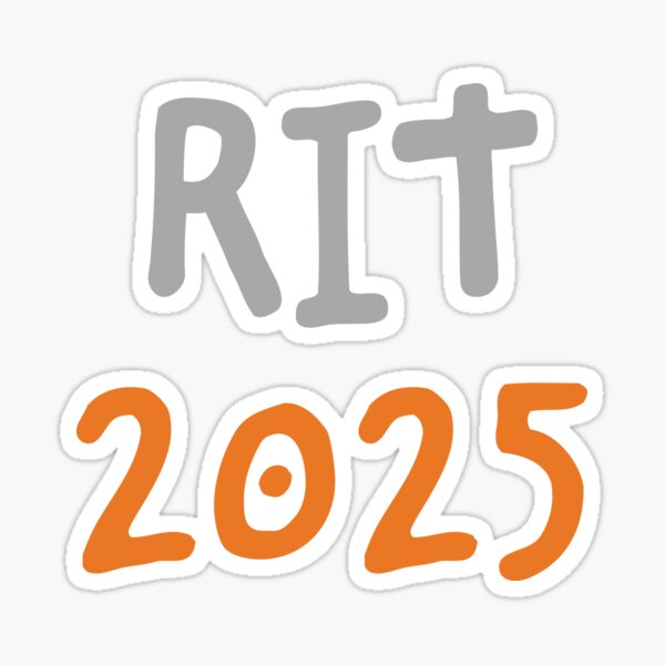 "RIT 2025" Sticker by Jondhar Redbubble