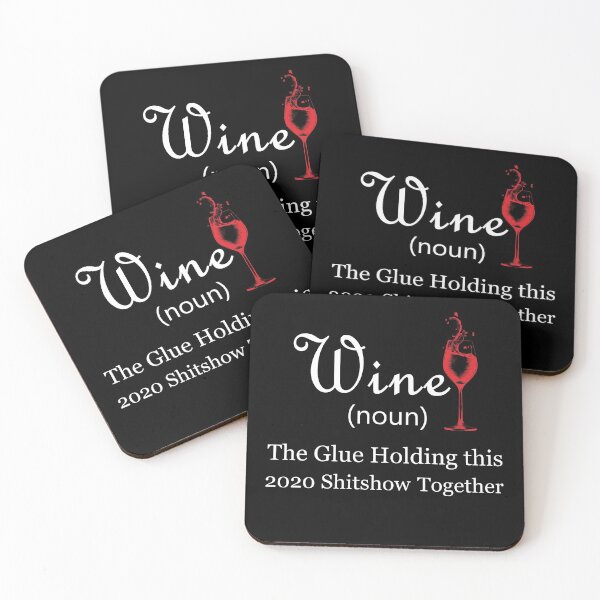 Item preview, Funny Wine The Glue Holding This 2020 Shitshow Together designed and sold by larykingshop.