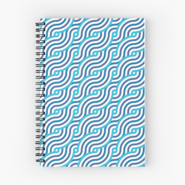 Item preview, Knot Waves Pattern – Blue designed and sold by RoguePatterns.