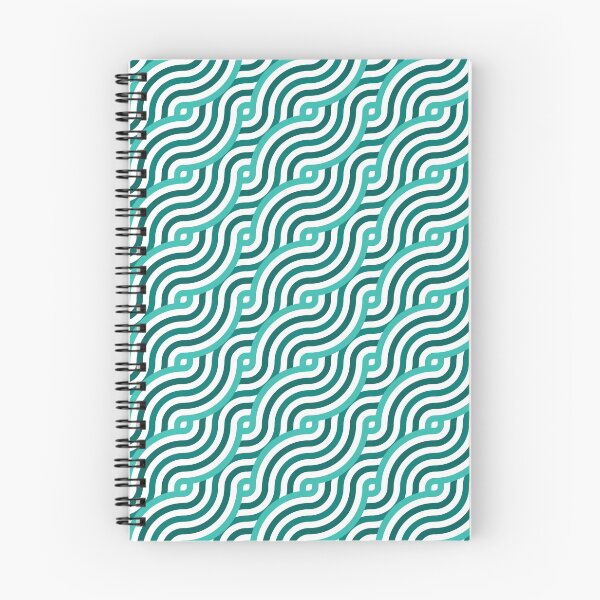 Item preview, Knot Waves Pattern – Teal designed and sold by RoguePatterns.