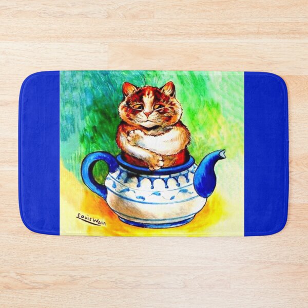 Item preview, A Cat In Teapot - Louis Wain Cats designed and sold by DigitalEffects.