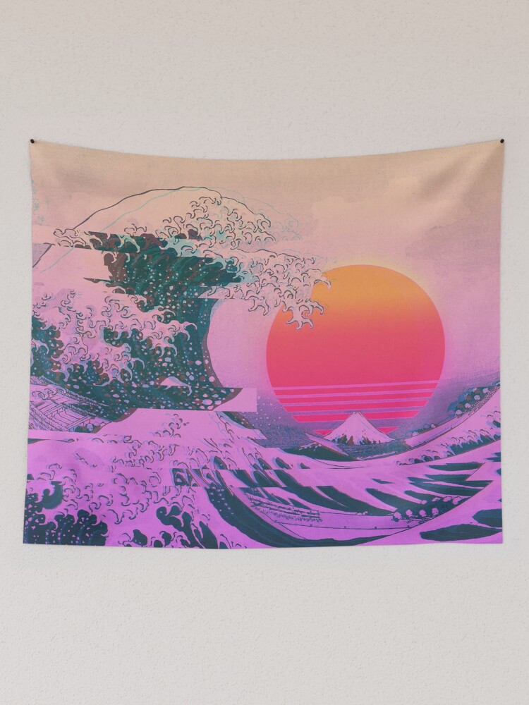 Vaporwave tapestry best sale