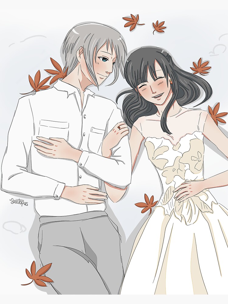 "Wedding Machi and Yuki" Sticker for Sale by sooctopus Redbubble