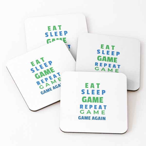 Item preview, Eat Sleep Game Repeat Design designed and sold by MerciMe.