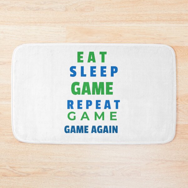 Item preview, Eat Sleep Game Repeat Design designed and sold by MerciMe.