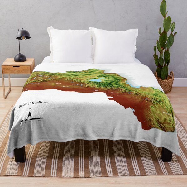 Item preview, Relief Map of Kurdistan 3D digitally-rendered designed and sold by ThinkAboutMaps.