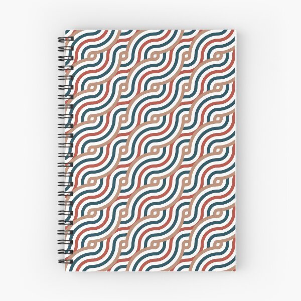 Item preview, Knot Waves Pattern – Retro 70 designed and sold by RoguePatterns.