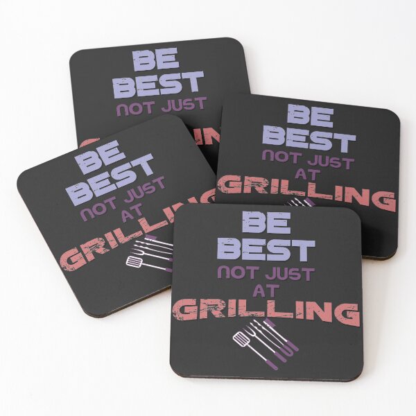 Item preview, Be Best Not Just At Grilling-Funny Grill Equipments Retro Color Style  designed and sold by leo121687.