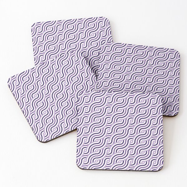 Item preview, Knot Waves Pattern – Purple designed and sold by RoguePatterns.