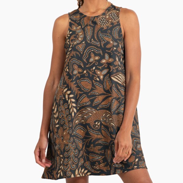white christmas dresses Summer Batik Dress: Green – Chen Burkett New York main image 0