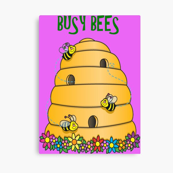 Download Busy Bee Girl Wall Art Redbubble