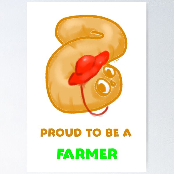 Item preview, Proud to be a farmer designed and sold by AnyssNara.