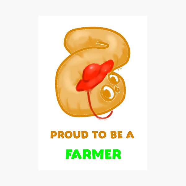 Item preview, Proud to be a farmer designed and sold by AnyssNara.