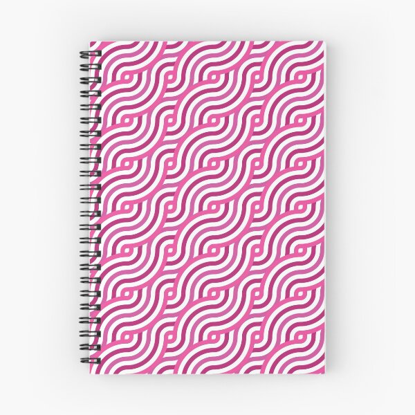 Item preview, Knot Waves Pattern – Fuchsia designed and sold by RoguePatterns.