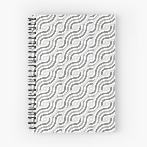 Item preview, Knot Waves Pattern – Gray designed and sold by RoguePatterns.
