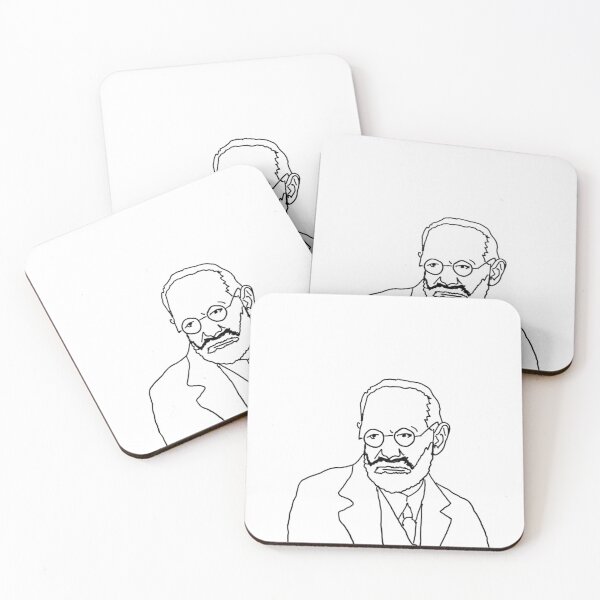 Item preview, Freud Outline designed and sold by NeuroNotes.