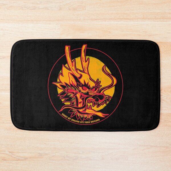 Item preview, Dragons and Unicorns - Unicorns and Dragons Orange designed and sold by Coder-T.