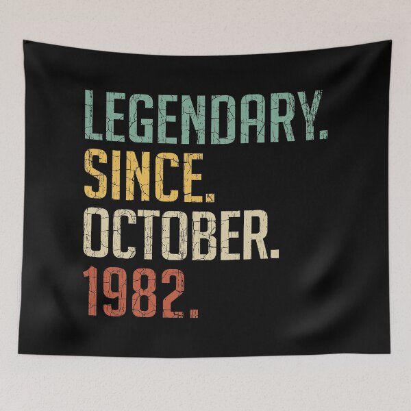 Item preview, Legendary Since October 1982 38th Birthday Gift 38 Years Old Vintage October 1982 designed and sold by Takatv.