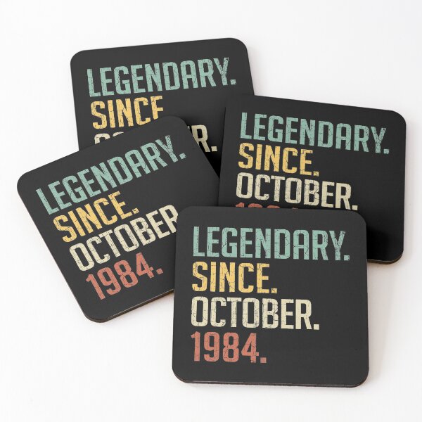 Item preview, Legendary Since October 1984 36th Birthday Gift 36 Years Old Vintage October 1984 designed and sold by Takatv.