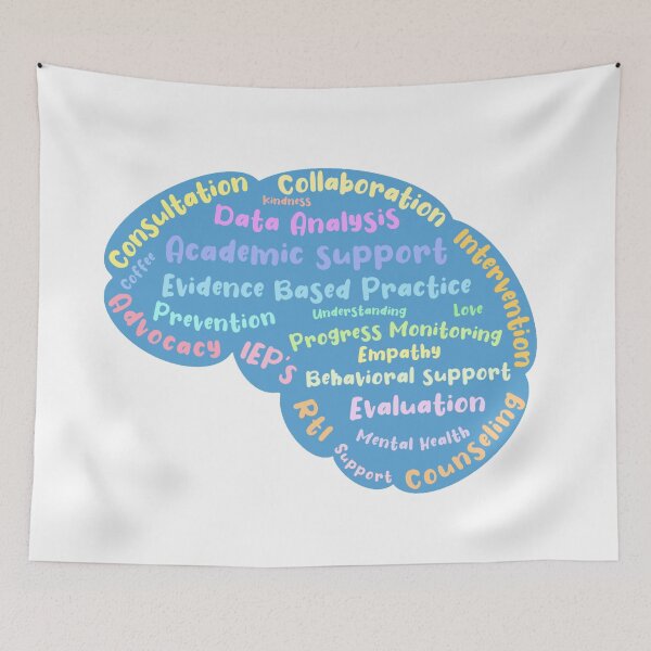 Item preview, School Psychologist designed and sold by EvyStickersx.