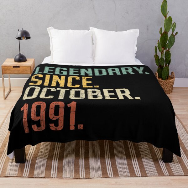 Item preview, Legendary Since October 1991 29th Birthday Gift 29 Years Old Vintage October 1991 designed and sold by Takatv.