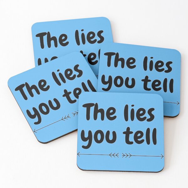 Item preview, White lies/ White lies party designed and sold by Screwnut.