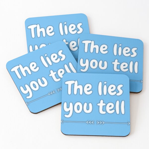 Item preview, White lies/ White lies party designed and sold by Screwnut.