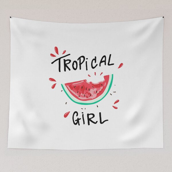Item preview, Tropical Girl Slogan designed and sold by yassinehelal.