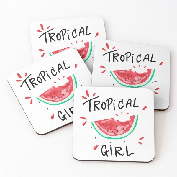 Item preview, Tropical Girl Slogan designed and sold by yassinehelal.