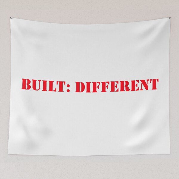 Item preview, Built different apparel built:different  designed and sold by kingdd69.