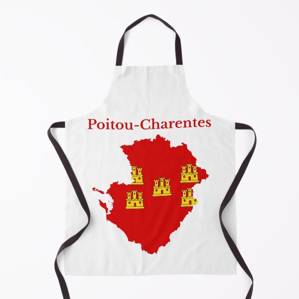 Item preview, Poitou-Charentes Map Flag, France, French Region designed and sold by marosharaf.