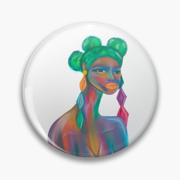 Item preview, Colorful woman  designed and sold by Malana Hughes.