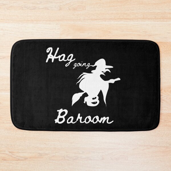 Item preview, Hag Going Baroom - Halloween Hag on Broomstick - Humour designed and sold by CheckOutOz.