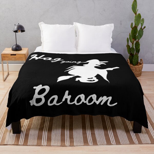 Item preview, Hag Going Baroom - Halloween Hag on Broomstick - Humour designed and sold by CheckOutOz.