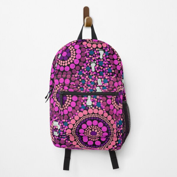 Item preview, Aboriginal Art Pink Desert Walk designed and sold by GhostGumDesigns.