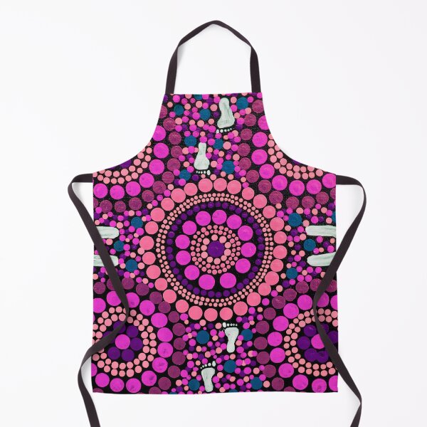 Item preview, Aboriginal Art Pink Desert Walk designed and sold by GhostGumDesigns.