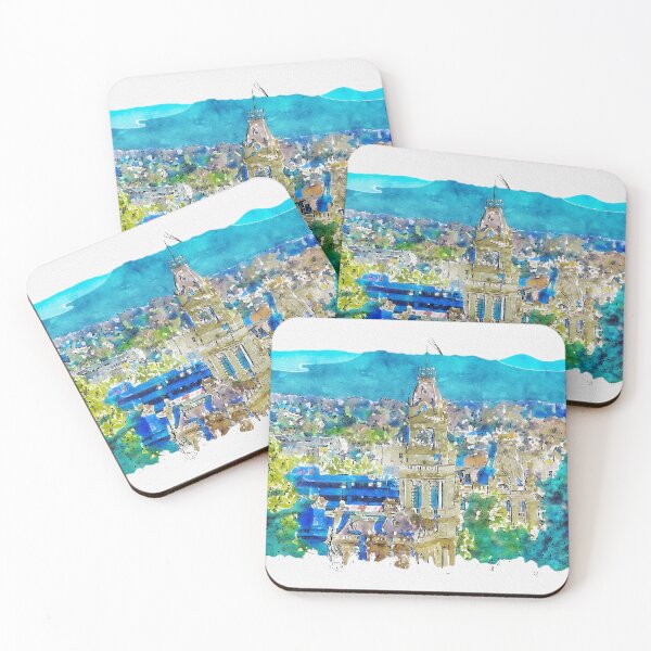 Item preview, The Old Bendigo Town Hall Watercolor designed and sold by Steven Jodoin.
