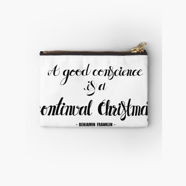 Item preview,  A good conscience is a continual Christmas quote, lettering designed and sold by hadkhanong.