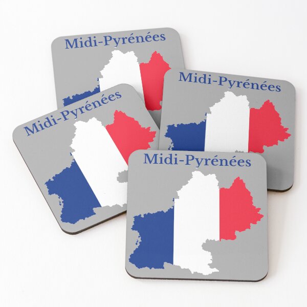 Item preview, Midi-Pyrenees Map, France, French Region designed and sold by marosharaf.