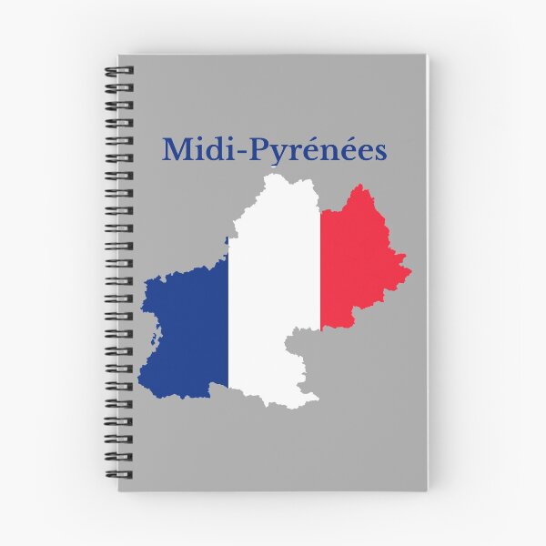 Item preview, Midi-Pyrenees Map, France, French Region designed and sold by marosharaf.