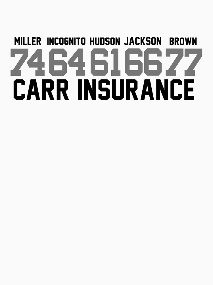 "Carr Insurance" Tshirt by PlayBallDesigns Redbubble