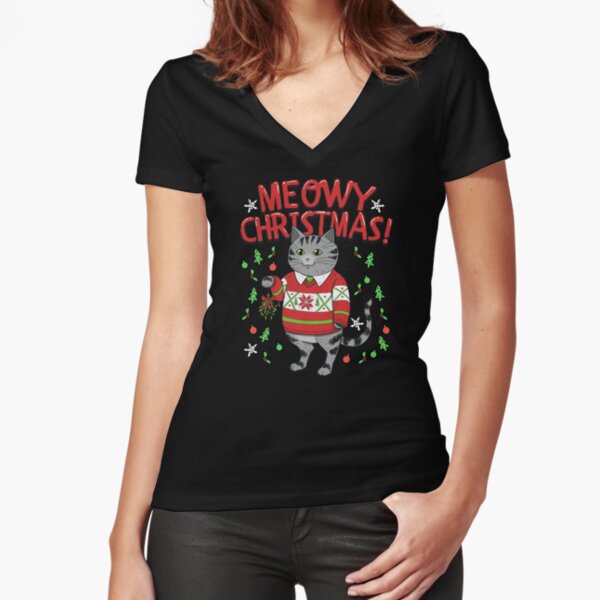 Fitted V-Neck T-Shirt
