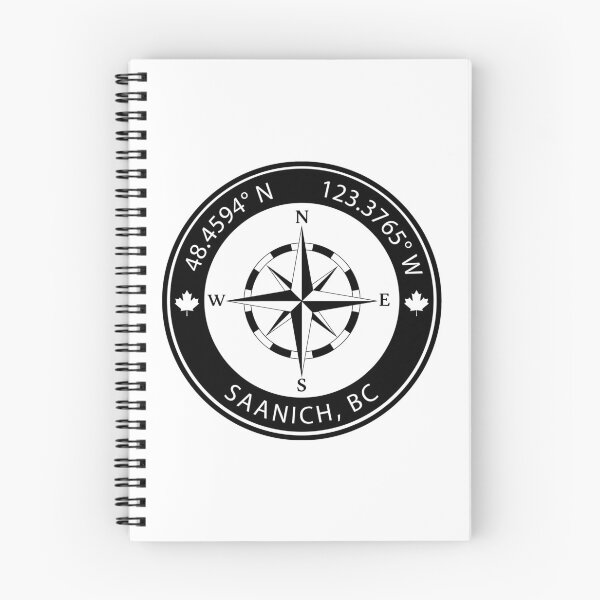 Item preview, Saanich, British Columbia Geographical Coordinates designed and sold by TeeOhGraphics.