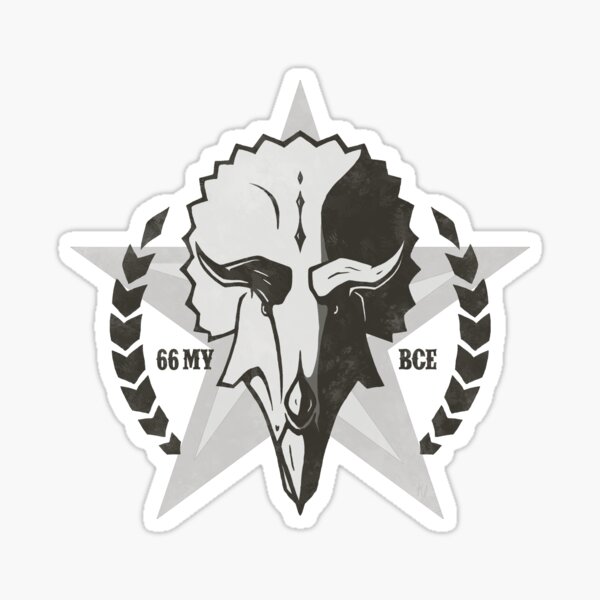 Triceratops Rodeo Sticker