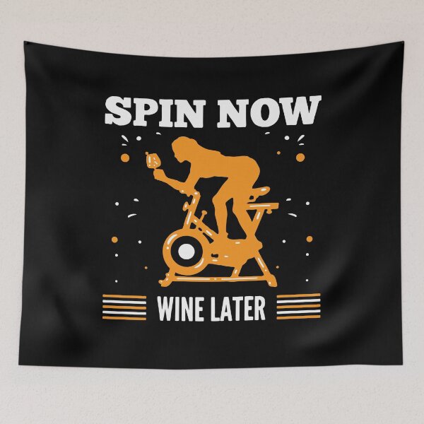 Item preview, Spin Now Wine Later - Spin Class Gift - Spinning designed and sold by Sandra78.